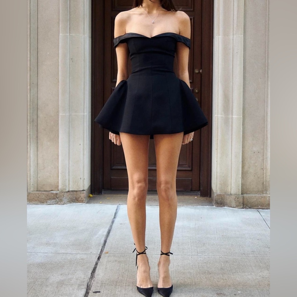 NWT Mirror Palais Lady in Noir Dress, XS